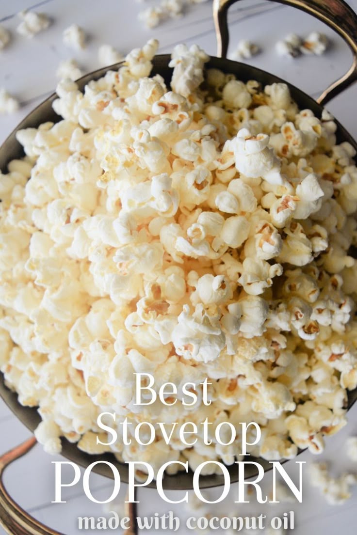 Homemade Stovetop Popcorn: Healthier, Cheaper & Tastes Better
